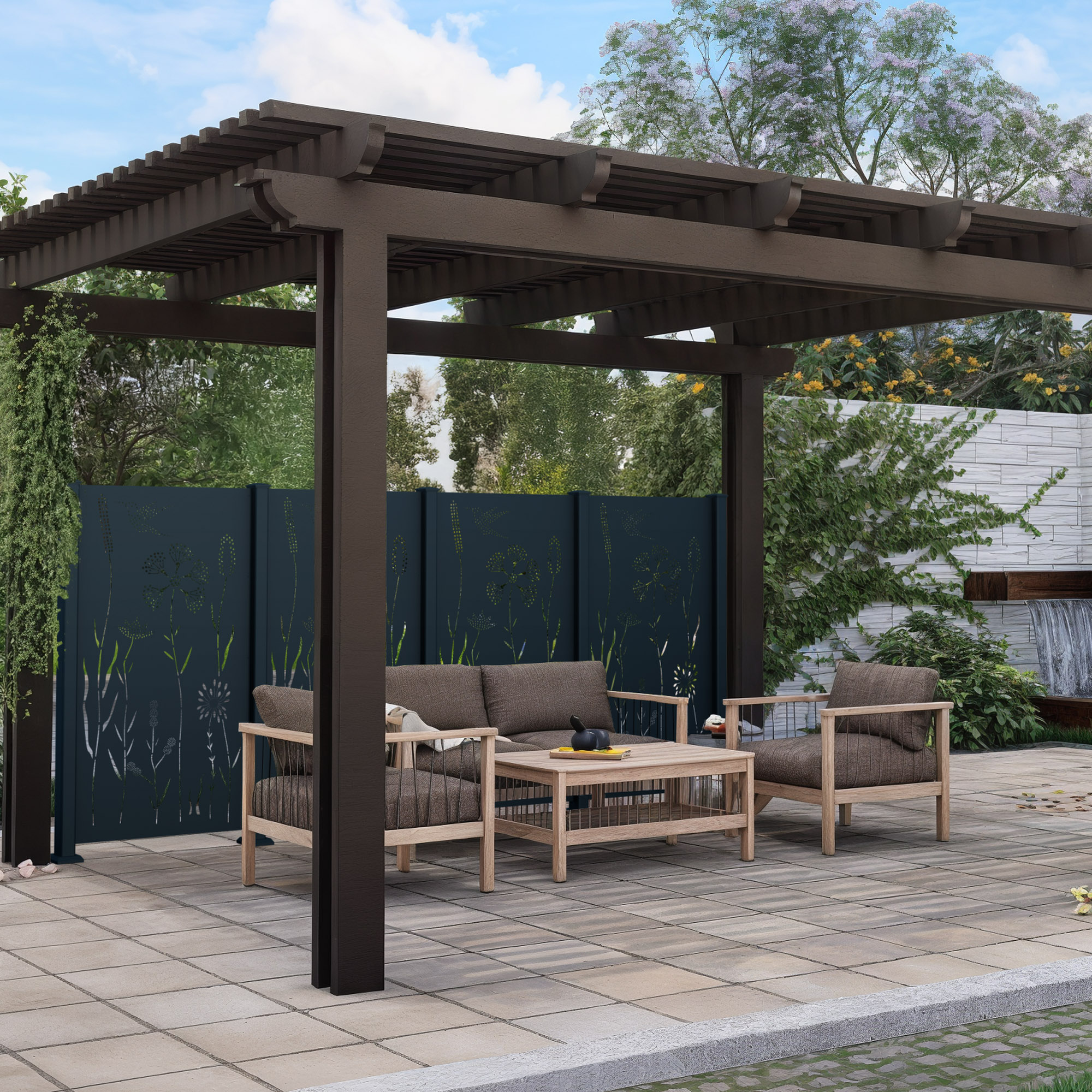 metal privacy screen