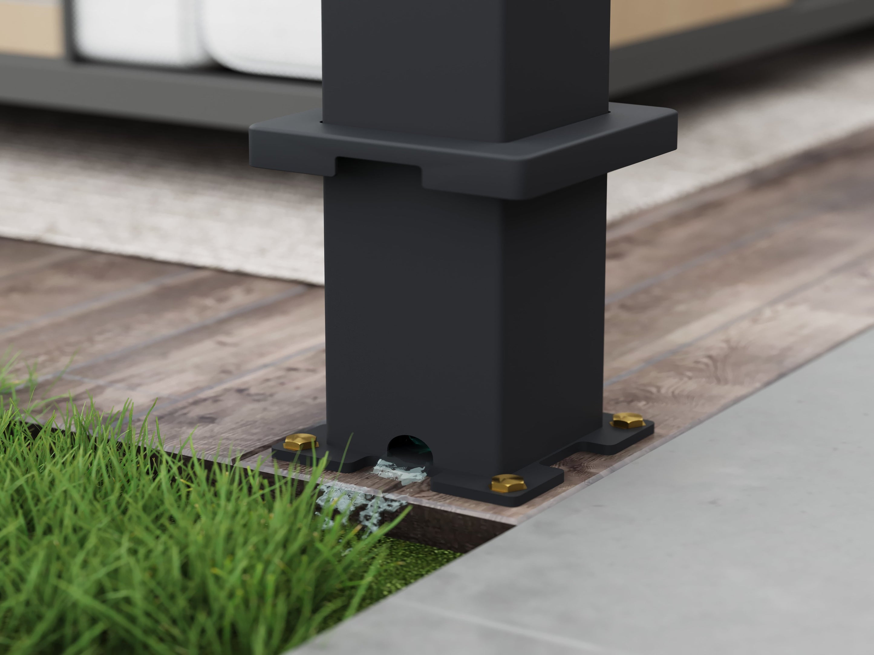 Louvered Pergola Drainage System
