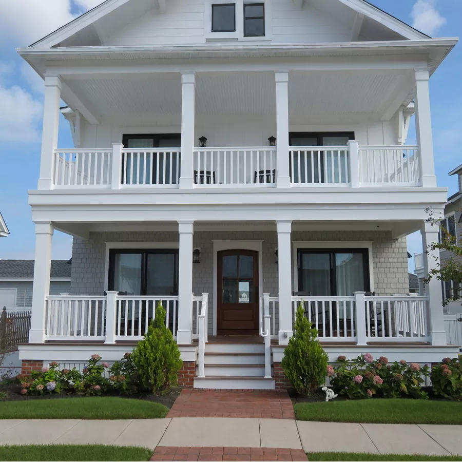 Corrimão de varanda de vinil